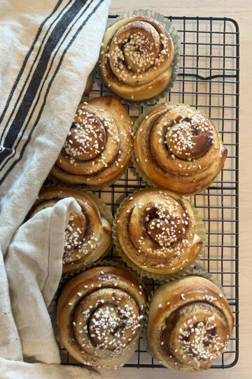 Kanelbullar på galler