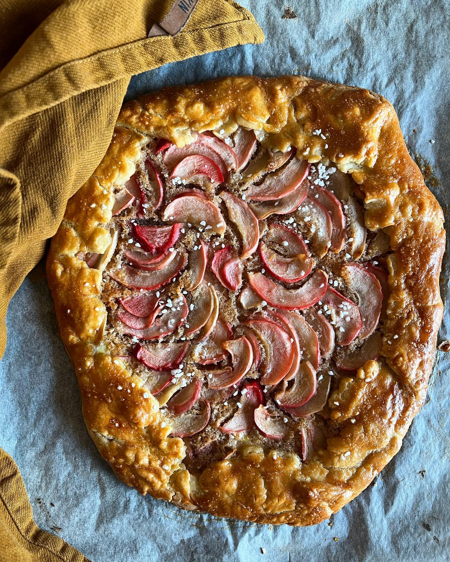 Små syrliga äpplen tillsammans med en krämig mandelpaste och god crust blev barnens val av helgbakning 🍎
Och blev så klar serverad med en kula eller två med vaniljglass😉
#fiasfika #äpple #apples #applepie #äppelpaj #bakblogg #paj #dessert #homebaking #bakning #foodphotography #bakingphotography