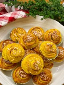 Saffransbullar med vanilj