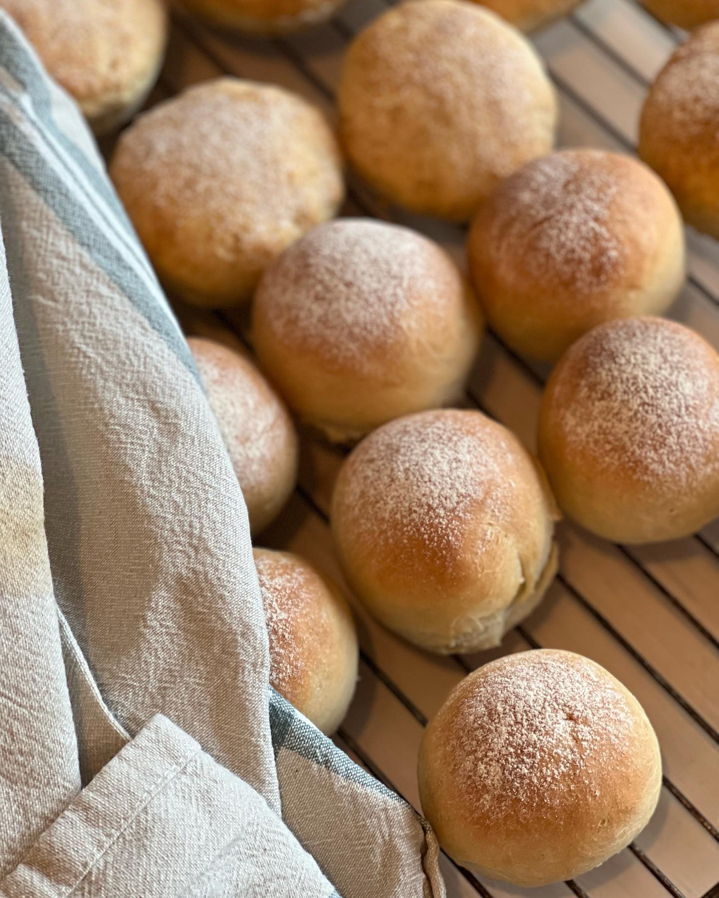 Söndagsbak innan vi tar turen ut. Sen blir det nybakat, saft med nybryggt kaffe på terrassen 💛
God söndag!
#fiasfika #nybakat #frallor #nybakatbröd #fika #godtno #møllerens #söndagsbak