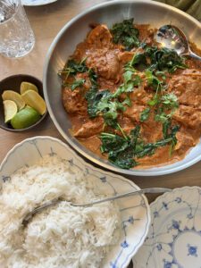 Yoghurt kyckling curry