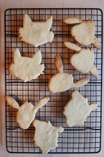 Sugar cookies på galler