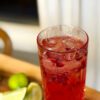 Granatäpple & lime mocktail