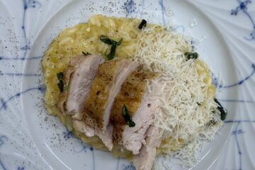 Risotto med butternutpumpa & smörstekt salvia