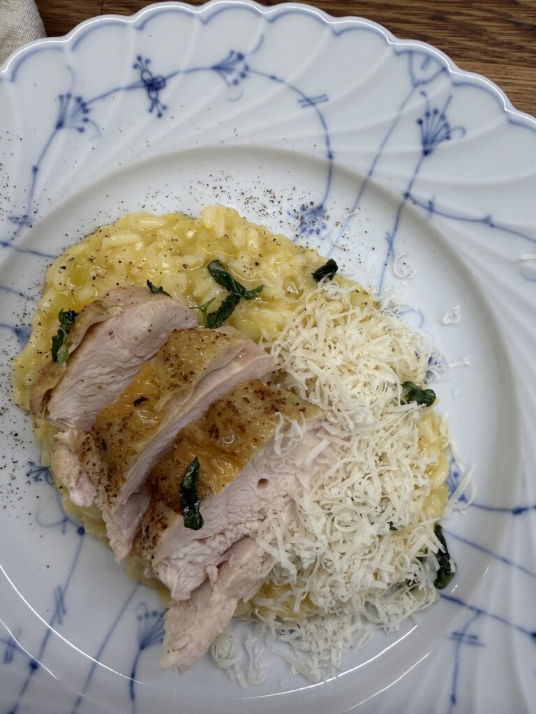 Risotto med butternutpumpa & smörstekt salvia