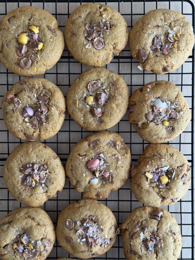Påskcookies med chokladägg