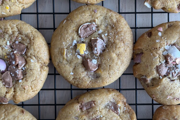 Påskcookies med chokladägg