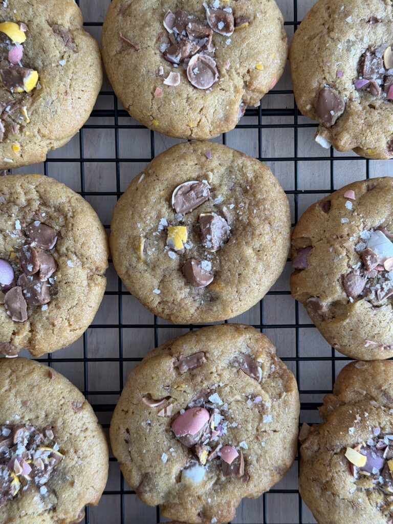 Påskcookies med chokladägg