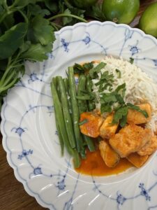Thai Red Curry Lax med kokosris & lime