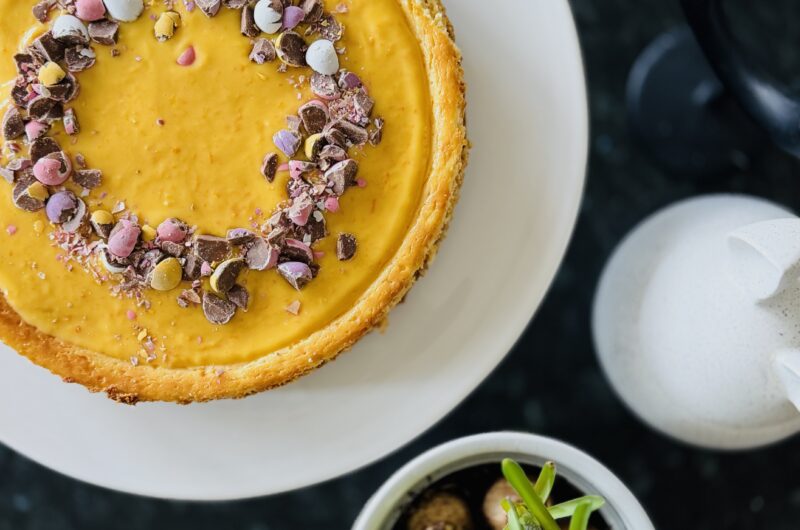 Citroncheesecake med apelsinkräm